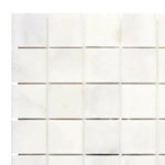 2x2 Afyon White Marble Polished Mosaic Tile 2x2 Afyon White Marble Polished Mosaic Tile - American Tile Depot