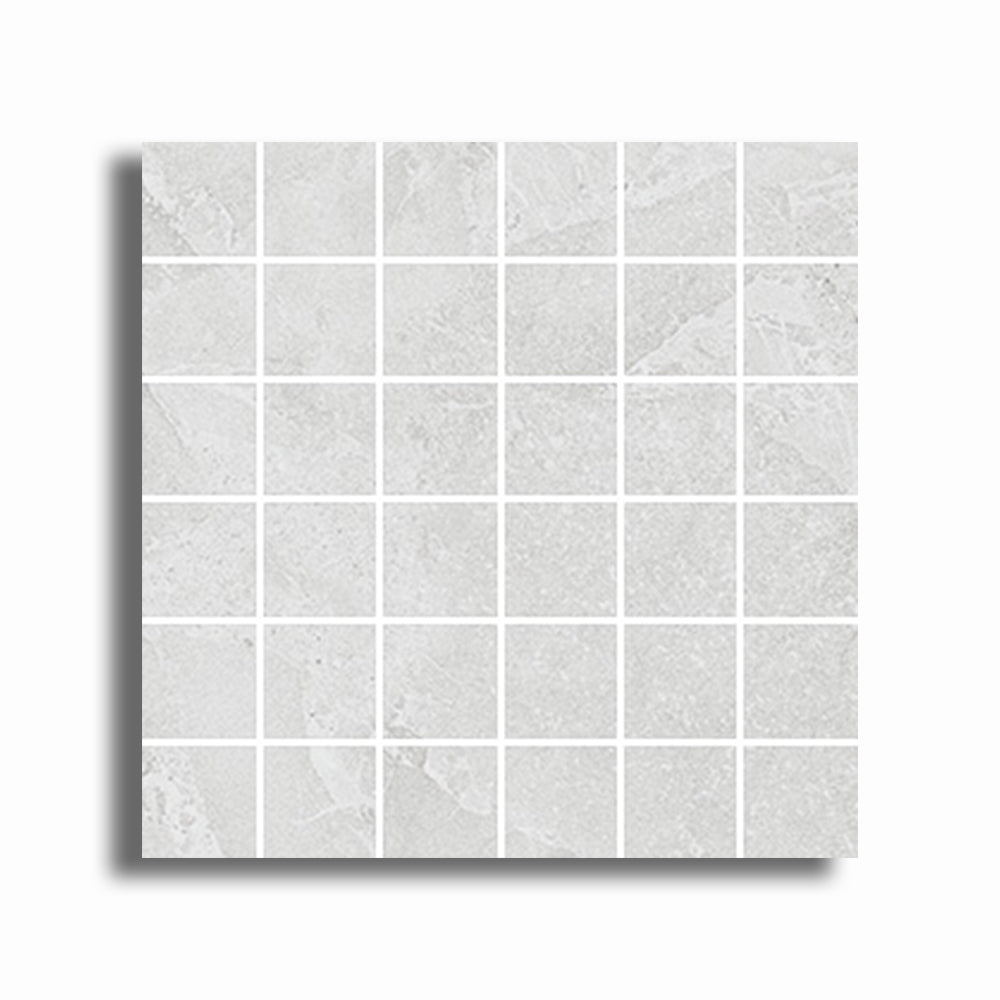 2x2 Avelia Blanco Stone Look Square Porcelain Mosaic Tile - American Tile Depot