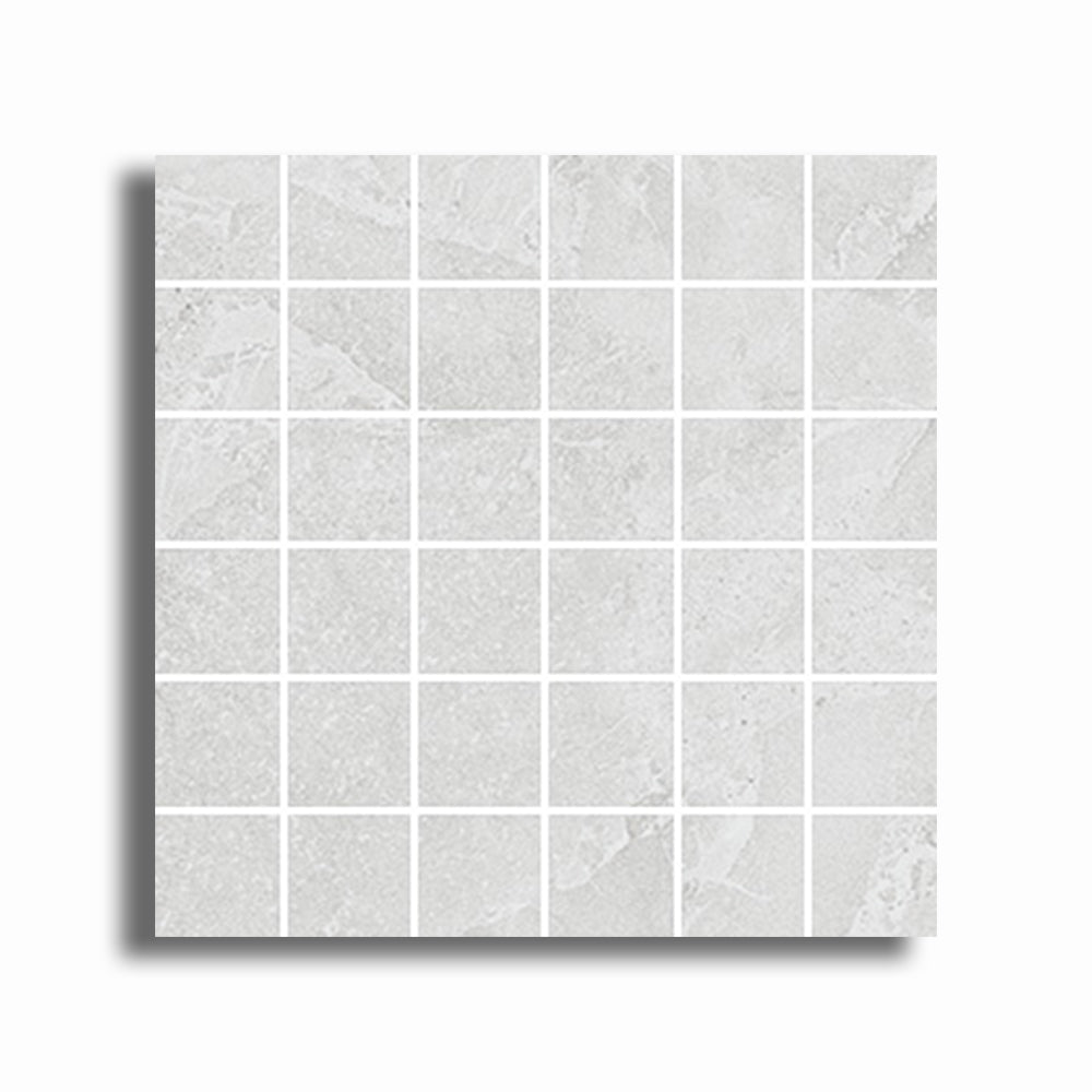 2x2 Avelia Blanco Stone Look Square Porcelain Mosaic Tile - American Tile Depot