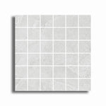 2x2 Avelia Blanco Stone Look Square Porcelain Mosaic Tile - American Tile Depot