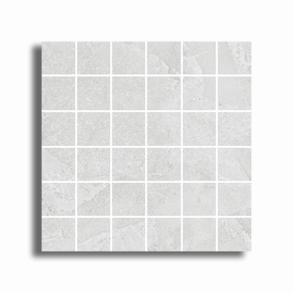 2x2 Avelia Blanco Stone Look Square Porcelain Mosaic Tile - American Tile Depot