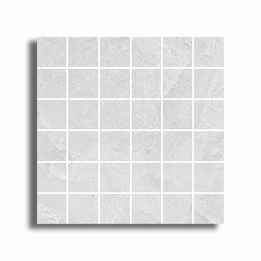 2x2 Avelia Blanco Stone Look Square Porcelain Mosaic Tile - American Tile Depot