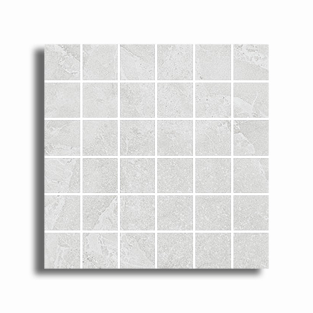 2x2 Avelia Blanco Stone Look Square Porcelain Mosaic Tile - American Tile Depot