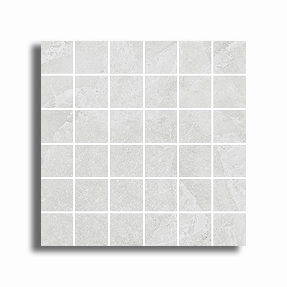 2x2 Avelia Blanco Stone Look Square Porcelain Mosaic Tile - American Tile Depot