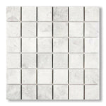 2x2 Bianco Congelato Dolomite Leathered Mosaic Tile - American Tile Depot