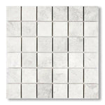 2x2 Bianco Congelato Dolomite Leathered Mosaic Tile - American Tile Depot