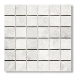 2x2 Bianco Congelato Dolomite Leathered Mosaic Tile - American Tile Depot