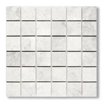 2x2 Bianco Congelato Dolomite Leathered Mosaic Tile - American Tile Depot