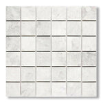 2x2 Bianco Congelato Dolomite Leathered Mosaic Tile - American Tile Depot