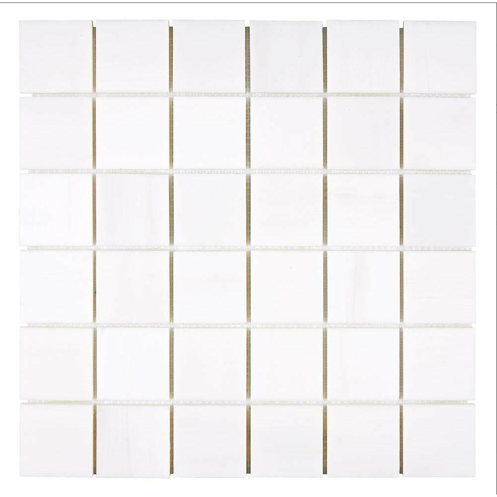 2x2 Bianco Dolomite Honed Mosaic Tile 2x2 Bianco Dolomite Honed Mosaic Tile - American Tile Depot