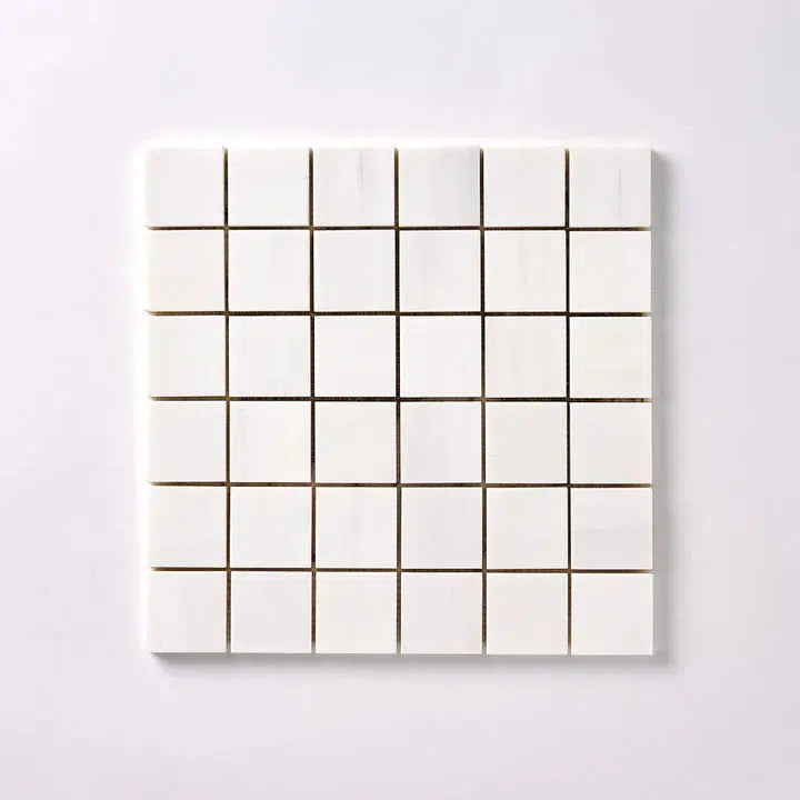 2x2 Bianco Dolomite Polished Mosaic Tile 2x2 Bianco Dolomite Polished Mosaic Tile - American Tile Depot