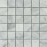 2x2 Bianco Venatino Marble Honed Mosaic Tile 2x2 Bianco Venatino Marble Honed Mosaic Tile - American Tile Depot