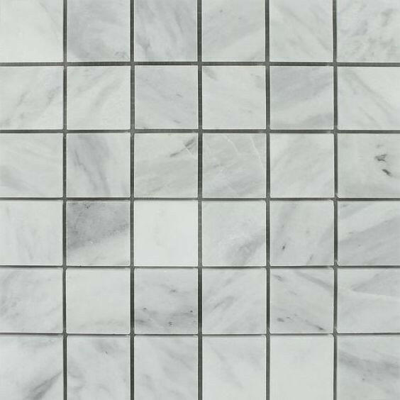 2x2 Bianco Venatino Marble Honed Mosaic Tile 2x2 Bianco Venatino Marble Honed Mosaic Tile - American Tile Depot