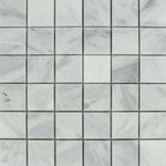 2x2 Bianco Venatino Marble Honed Mosaic Tile 2x2 Bianco Venatino Marble Honed Mosaic Tile - American Tile Depot