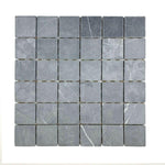 2x2 Black Marquina Marble Tumbled Mosaic Tile 2x2 Black Marquina Marble Tumbled Mosaic Tile - American Tile Depot
