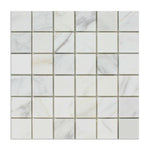 2x2 Calacatta Gold Marble Honed Mosaic Tile - American Tile Depot