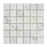 2x2 Calacatta Gold Marble Honed Mosaic Tile - American Tile Depot
