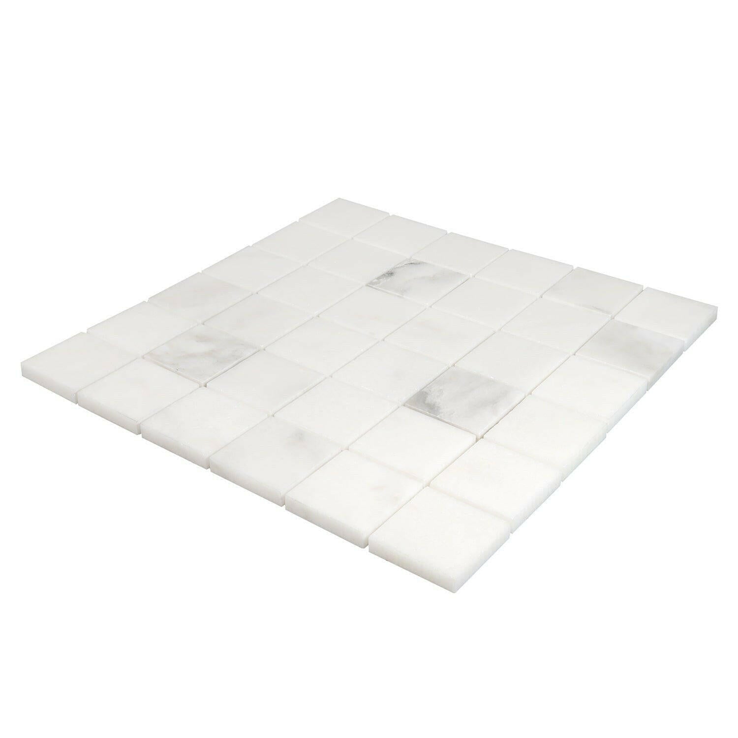 2x2 Calacatta Oliva Marble Honed Mosaic Tile 2x2 Calacatta Oliva Marble Honed Mosaic Tile - American Tile Depot