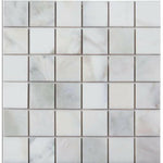 2x2 Calacatta Oliva Marble Polished Mosaic Tile 2x2 Calacatta Oliva Marble Polished Mosaic Tile - American Tile Depot