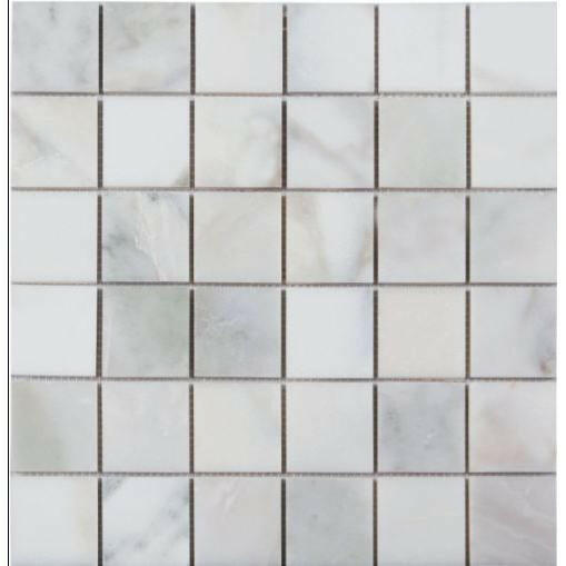2x2 Calacatta Oliva Marble Polished Mosaic Tile 2x2 Calacatta Oliva Marble Polished Mosaic Tile - American Tile Depot