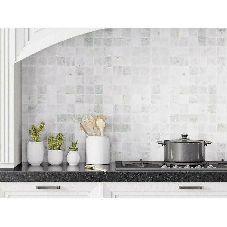 2x2 Calacatta Oliva Marble Polished Mosaic Tile 2x2 Calacatta Oliva Marble Polished Mosaic Tile - American Tile Depot