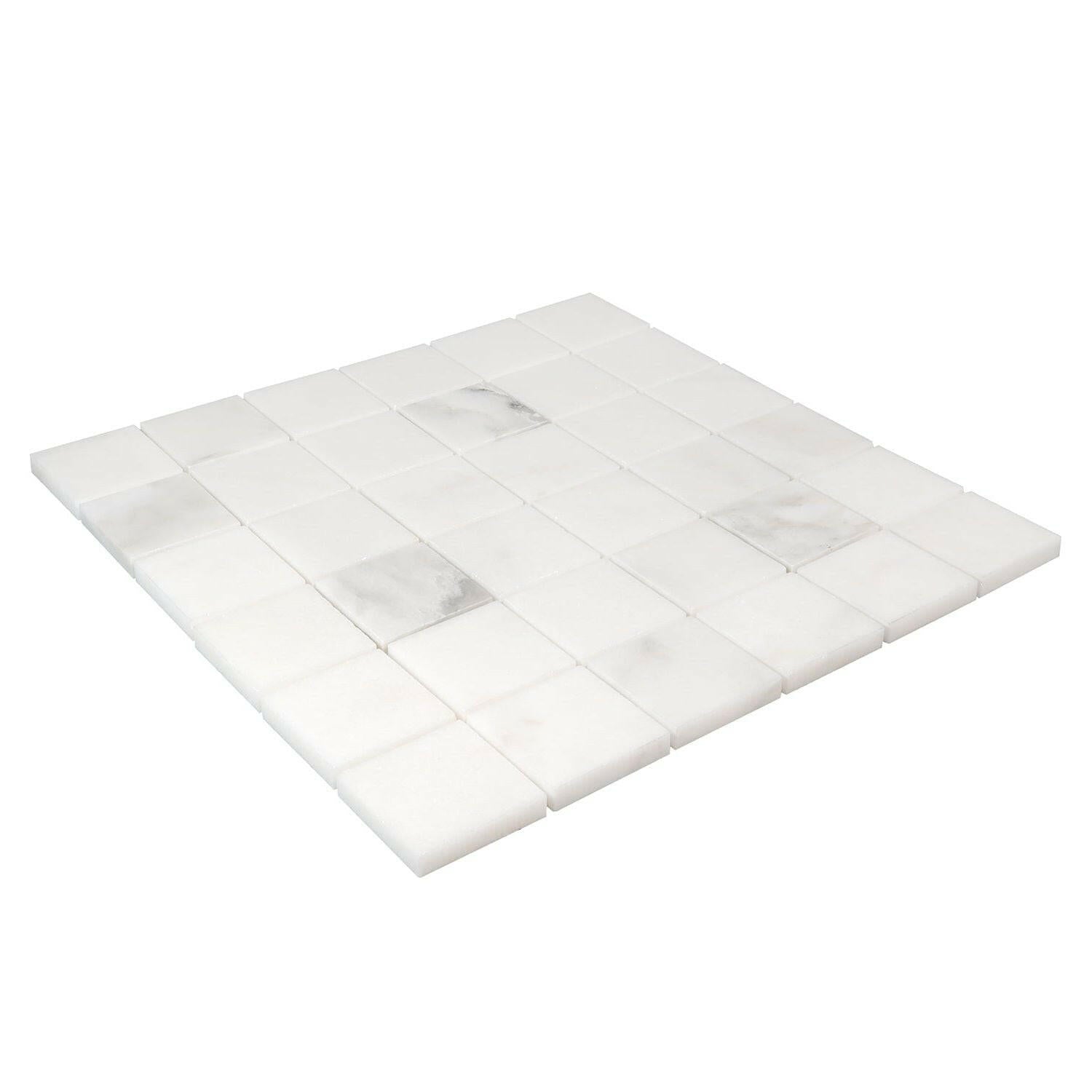 2x2 Calacatta Oliva Marble Polished Mosaic Tile 2x2 Calacatta Oliva Marble Polished Mosaic Tile - American Tile Depot