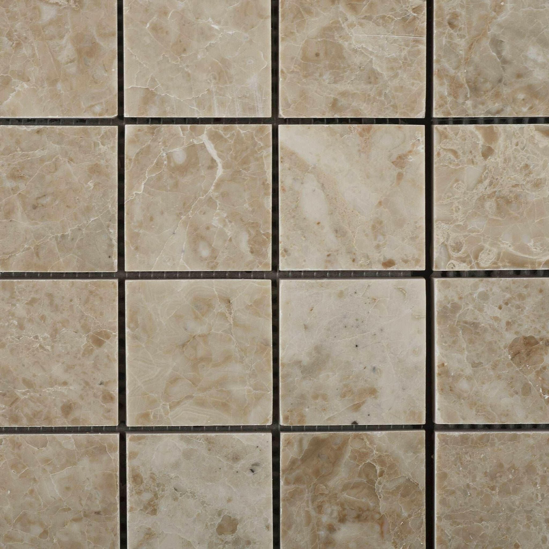 2x2 Cappuccino Marble Polished Mosaic Tile 2x2 Cappuccino Marble Polished Mosaic Tile - American Tile Depot