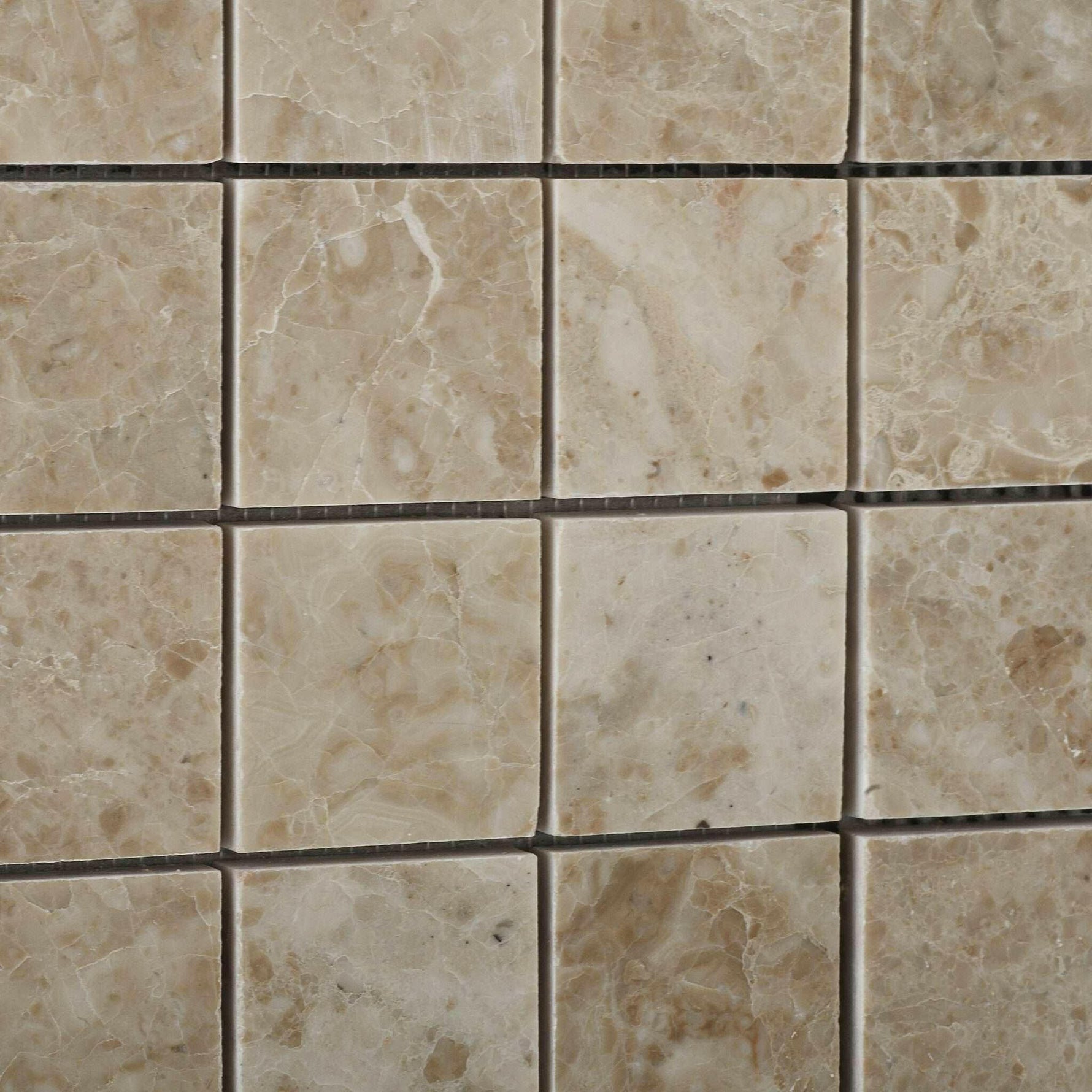 2x2 Cappuccino Marble Polished Mosaic Tile 2x2 Cappuccino Marble Polished Mosaic Tile - American Tile Depot