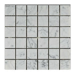 2x2 Carrara White Marble Honed Mosaic Tile 2x2 Carrara White Marble Honed Mosaic Tile - American Tile Depot