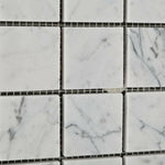 2x2 Carrara White Marble Polished Mosaic Tile 2x2 Carrara White Marble Polished Mosaic Tile - American Tile Depot