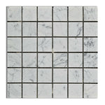 2x2 Carrara White Marble Polished Mosaic Tile 2x2 Carrara White Marble Polished Mosaic Tile - American Tile Depot