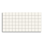 2x2 Color Wheel White Matte Ceramic Mosaic Tile - American Tile Depot