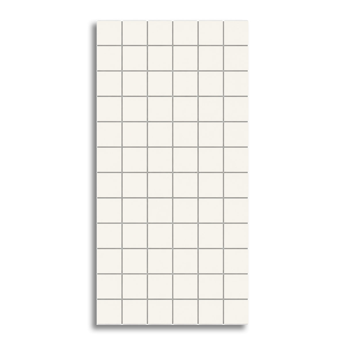 2x2 Color Wheel White Matte Ceramic Mosaic Tile - American Tile Depot
