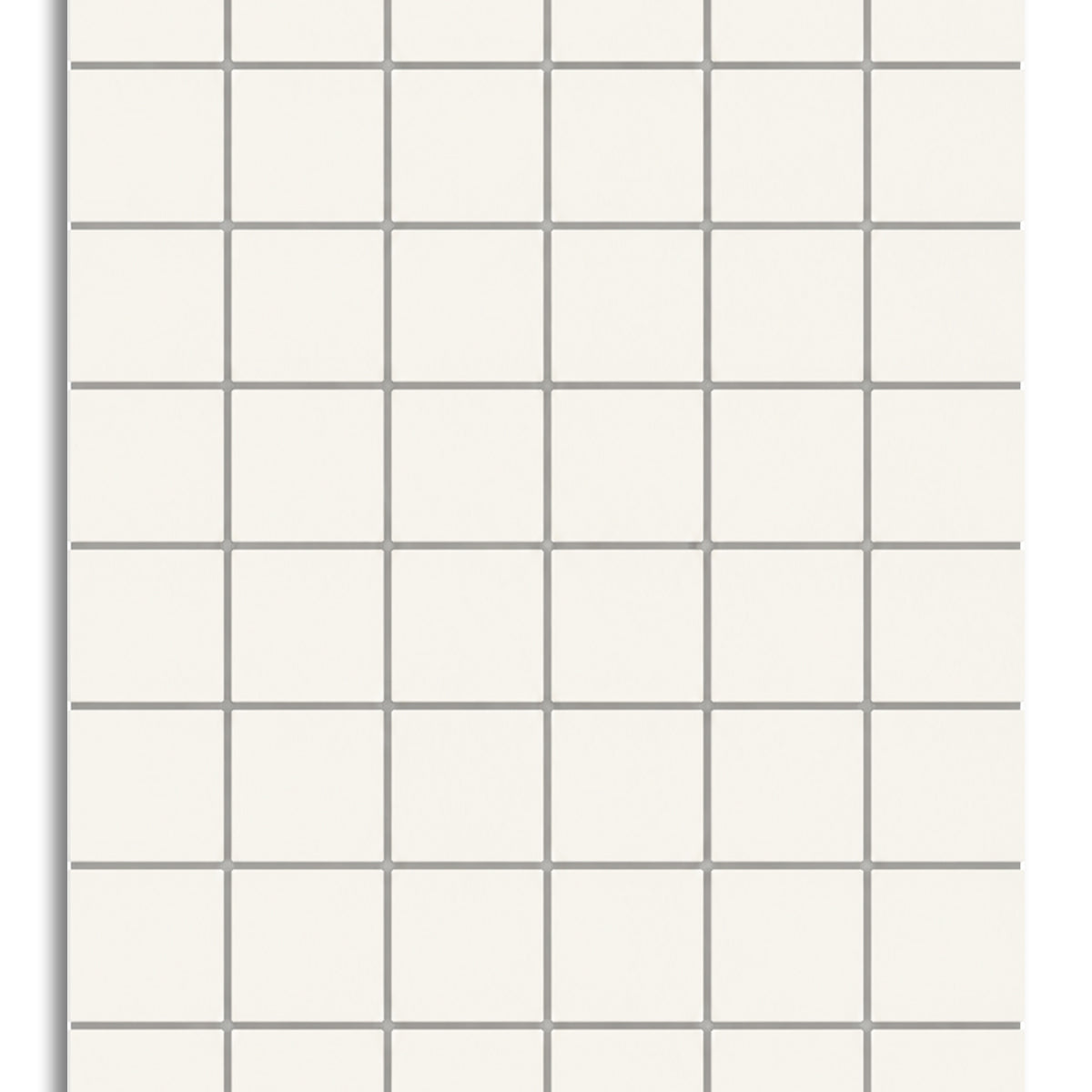 2x2 Color Wheel White Matte Ceramic Mosaic Tile - American Tile Depot