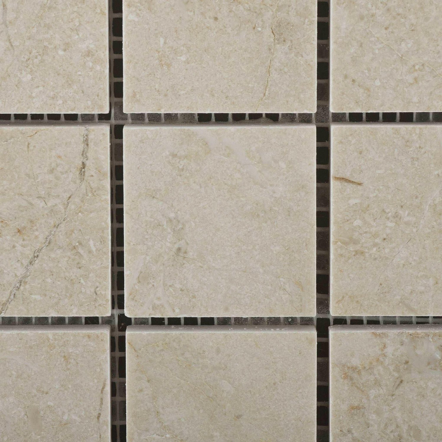 2x2 Crema Marfil Marble Honed Mosaic Tile 2x2 Crema Marfil Marble Honed Mosaic Tile - American Tile Depot