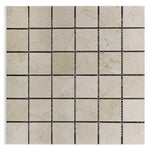 2x2 Crema Marfil Marble Honed Mosaic Tile 2x2 Crema Marfil Marble Honed Mosaic Tile - American Tile Depot