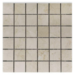 2x2 Crema Marfil Marble Polished Mosaic Tile 2x2 Crema Marfil Marble Polished Mosaic Tile - American Tile Depot