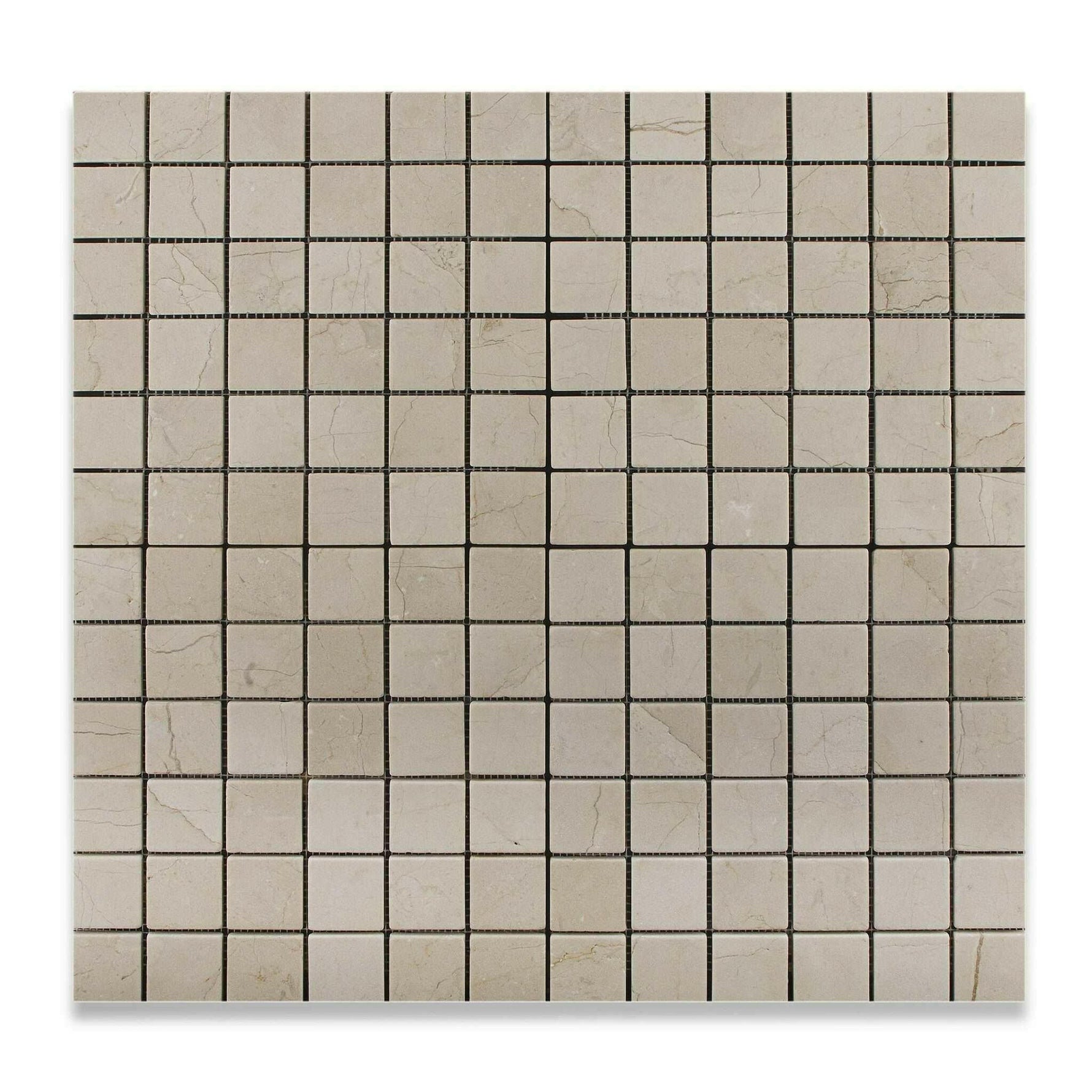 2x2 Crema Marfil Marble Tumbled Mosaic Tile 2x2 Crema Marfil Marble Tumbled Mosaic Tile - American Tile Depot