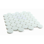 2x2 Curvus Dolomite Large Honed Circular Marble Mosaic Tile 2x2 Curvus Dolomite Large Honed Circular Marble Mosaic Tile - American Tile Depot