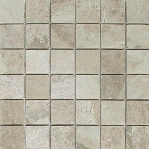 2x2 Diano Royal (Queen Beige) Marble Polished Mosaic Tile 2x2 Diano Royal (Queen Beige) Marble Polished Mosaic Tile - American Tile Depot