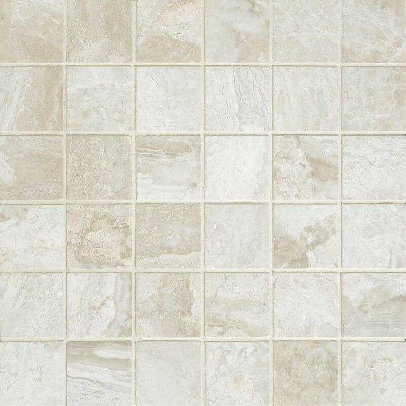 2x2 Diano Royal (Queen Beige) Marble Polished Mosaic Tile 2x2 Diano Royal (Queen Beige) Marble Polished Mosaic Tile - American Tile Depot