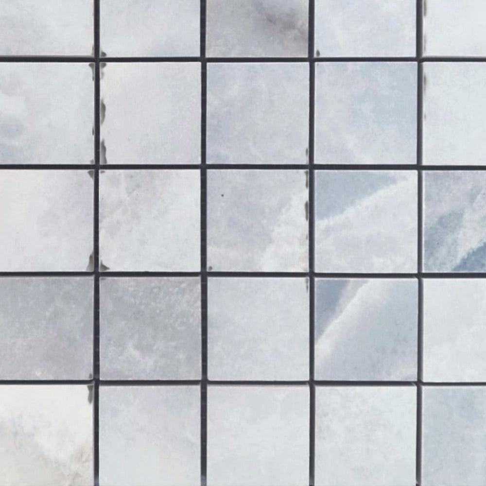 2x2 Dreama Bleu Matte Square Porcelain Mosaic Tile 2x2 Dreama Bleu Matte Square Porcelain Mosaic Tile - American Tile Depot