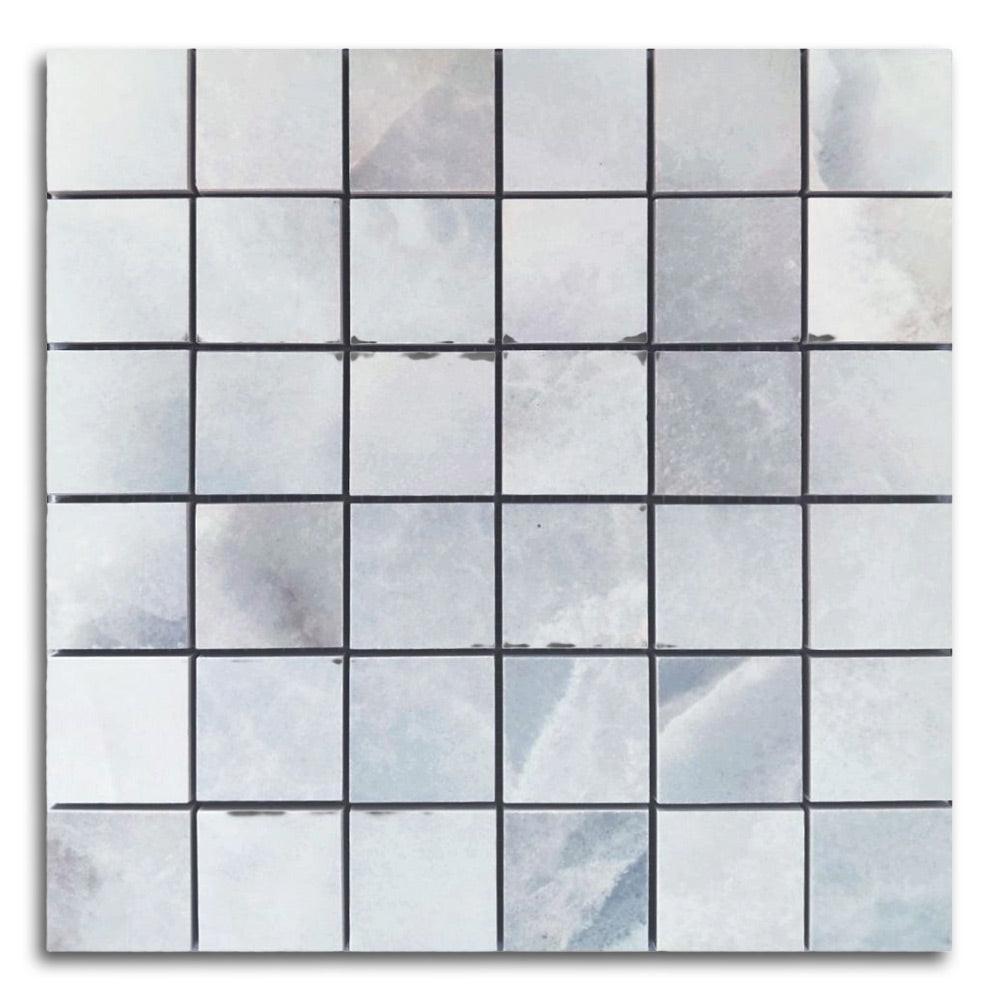 2x2 Dreama Bleu Matte Square Porcelain Mosaic Tile 2x2 Dreama Bleu Matte Square Porcelain Mosaic Tile - American Tile Depot