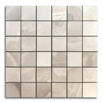2x2 Dreama Noisette Matte Square Porcelain Mosaic Tile 2x2 Dreama Noisette Matte Square Porcelain Mosaic Tile - American Tile Depot