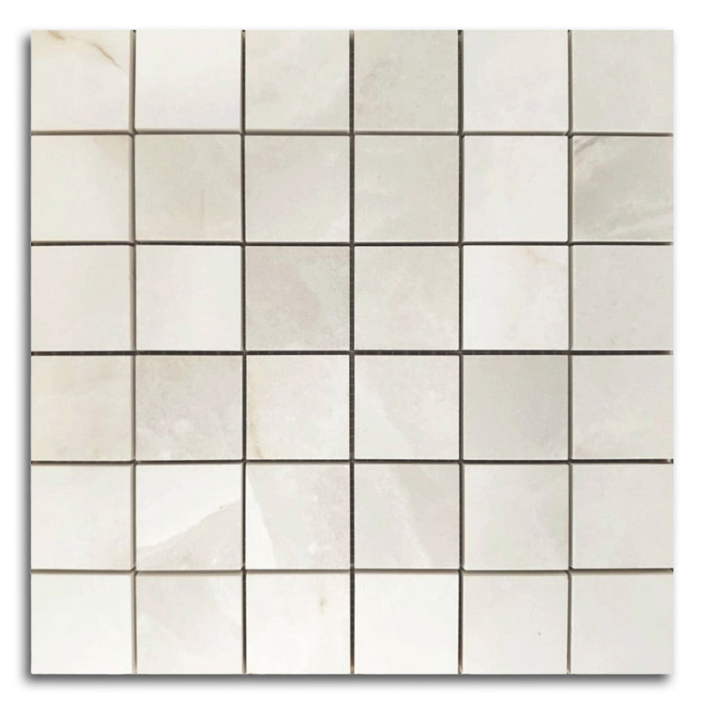 2x2 Dreama Perle Matte Square Porcelain Mosaic Tile