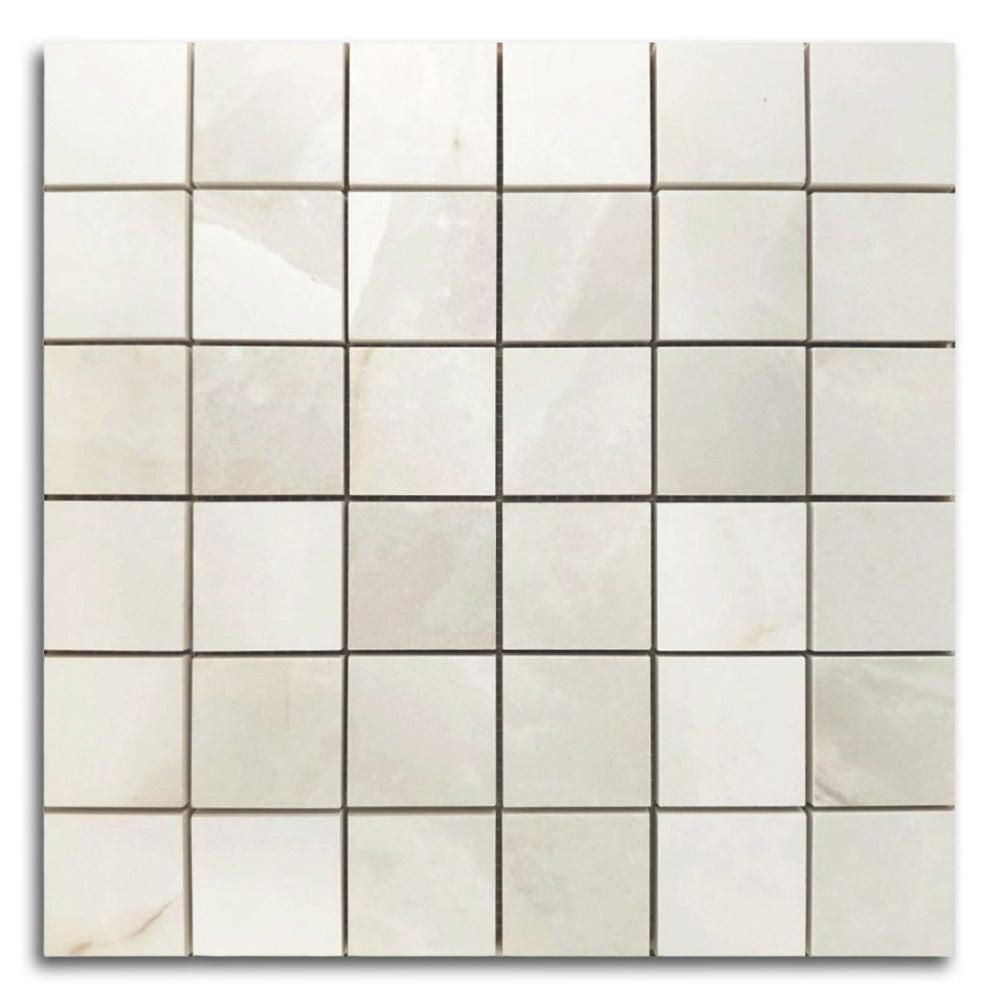 2x2 Dreama Perle Matte Square Porcelain Mosaic Tile 2x2 Dreama Perle Matte Square Porcelain Mosaic Tile - American Tile Depot
