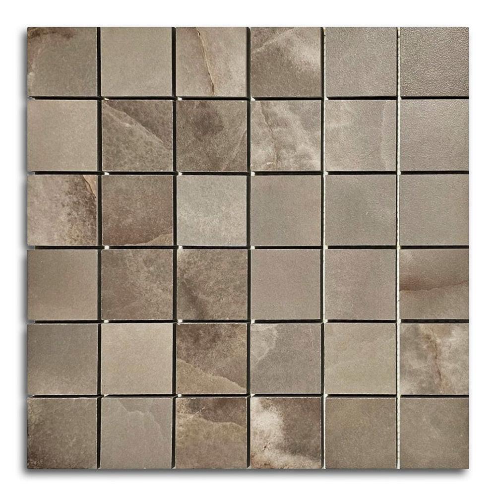 2x2 Dreama Rose Matte Square Porcelain Mosaic Tile 2x2 Dreama Rose Matte Square Porcelain Mosaic Tile - American Tile Depot