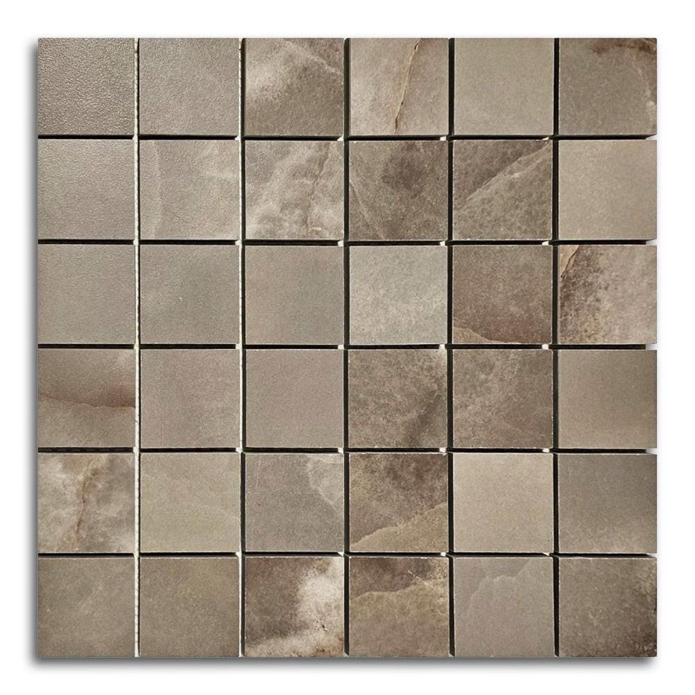 2x2 Dreama Rose Matte Square Porcelain Mosaic Tile 2x2 Dreama Rose Matte Square Porcelain Mosaic Tile - American Tile Depot
