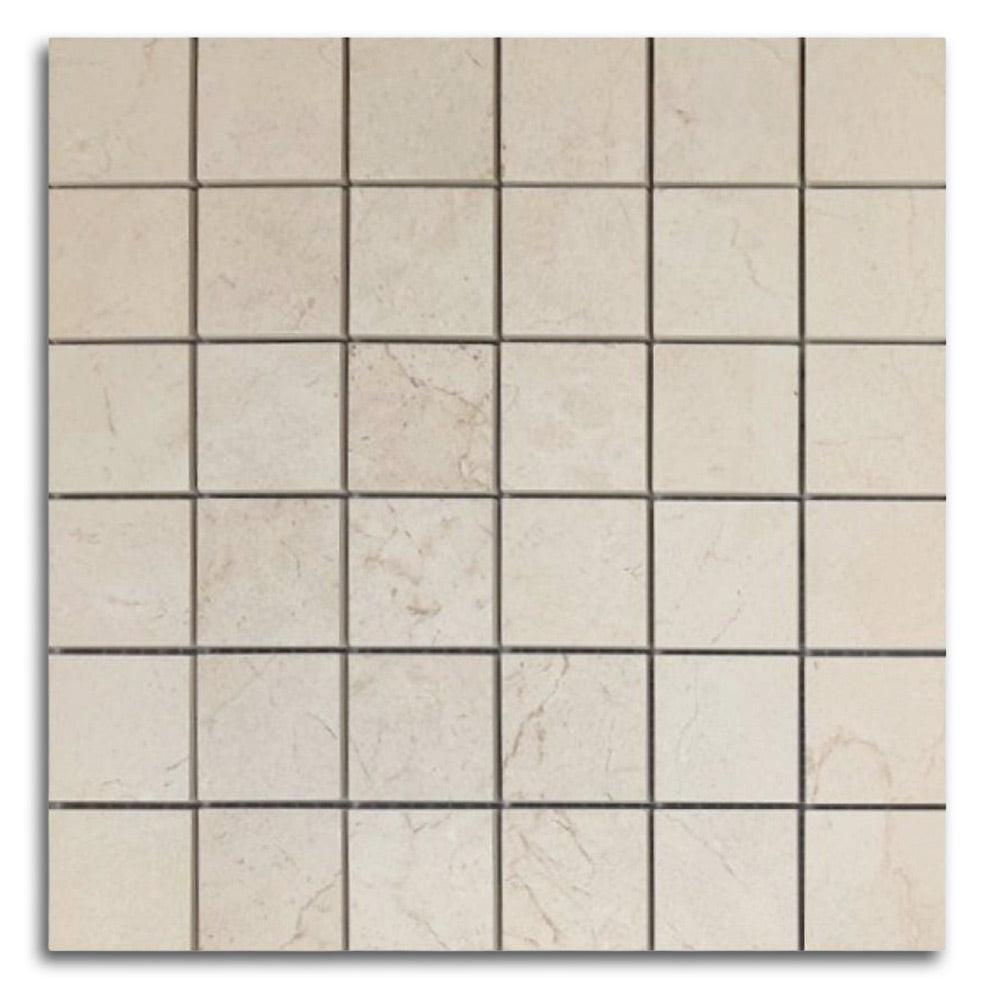 2x2 Famea Marfil Soft Square Porcelain Mosaic Tile 2x2 Famea Marfil Soft Square Porcelain Mosaic Tile - American Tile Depot