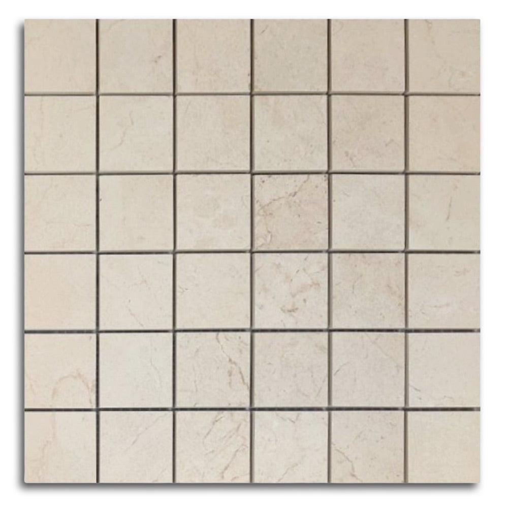 2x2 Famea Marfil Soft Square Porcelain Mosaic Tile 2x2 Famea Marfil Soft Square Porcelain Mosaic Tile - American Tile Depot